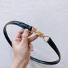 CELINE hook buckle TRIOMPHE belt
