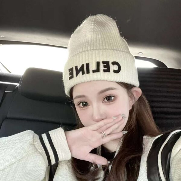 CELINE Cashmere Scarf& BEANIE